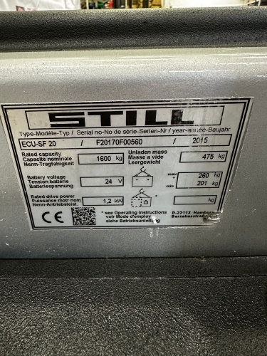 Тележка самоходная STILL ECU-SF 20